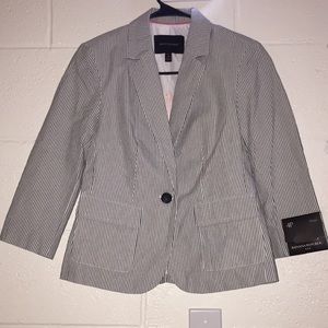 Striped Blazer Banana Republic